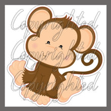 Load image into Gallery viewer, Safari Animals - Monkey -  STL File
