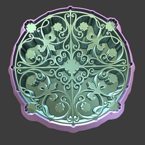 Ornate Mandala Stamp And Cutter-Stamps/Textures-seb3dcustomdesigns