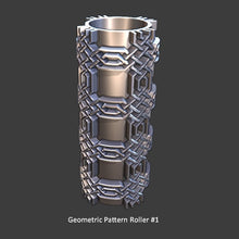 Load image into Gallery viewer, Geometric Pattern Texture Roller #1-Textured Rollers-seb3dcustomdesigns
