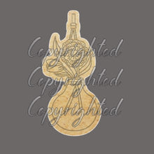 Load image into Gallery viewer, Hanging Flower Bulb Cookie Cutter &amp; Stamp # 001-Cookie Cutter-seb3dcustomdesigns
