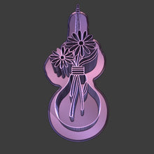 Charger l&#39;image dans la galerie, Hanging Flower Bulb Cookie Cutter &amp; Stamp # 06-Cookie Cutter-seb3dcustomdesigns
