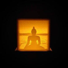 Load image into Gallery viewer, Buddha In Meditation With Base-Lithophane-seb3dcustomdesigns
