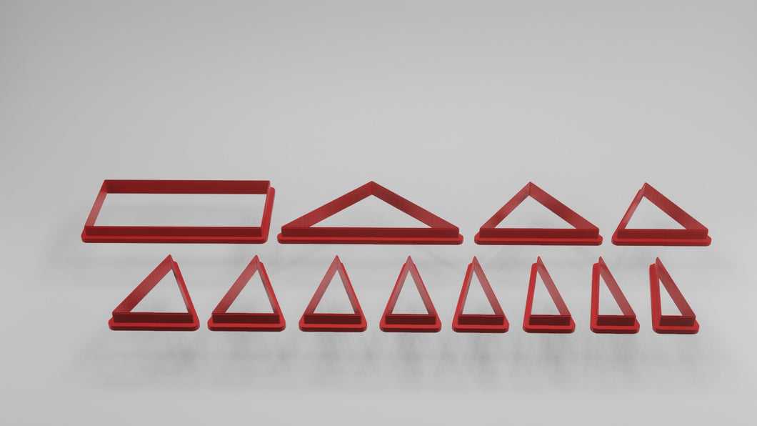 Skinner Blend Cutters - Set Of 12-Cutters-seb3dcustomdesigns