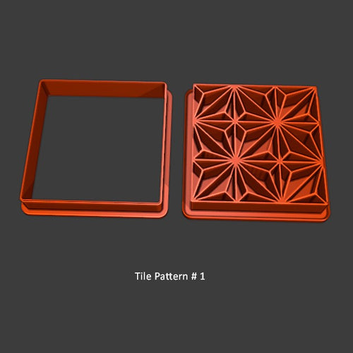 Tile Pattern # 1 Stamp And Cutter-Stamps/Textures-seb3dcustomdesigns