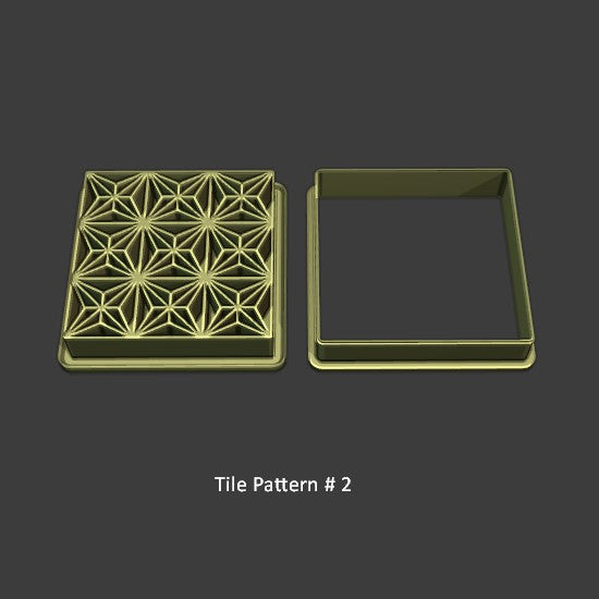 Tile Pattern # 2 Stamp And Cutter-Stamps/Textures-seb3dcustomdesigns