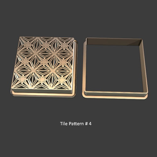Tile Pattern # 4 Stamp And Cutter-Stamps/Textures-seb3dcustomdesigns