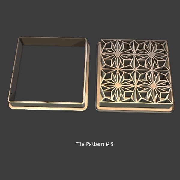 Tile Pattern # 5 Stamp And Cutter-Stamps/Textures-seb3dcustomdesigns