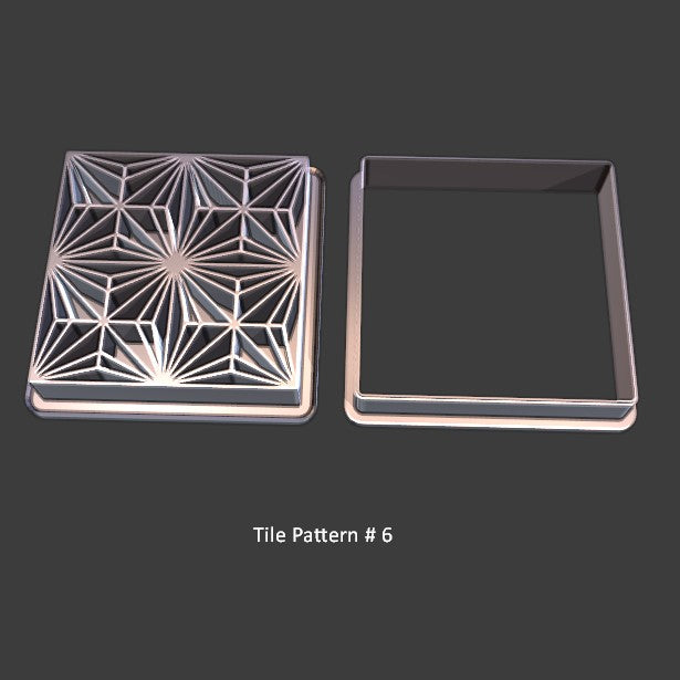 Tile Pattern # 6 Stamp And Cutter-Stamps/Textures-seb3dcustomdesigns